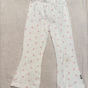 DKNY Kids Pajama Bottoms with Pink Polka Dots
